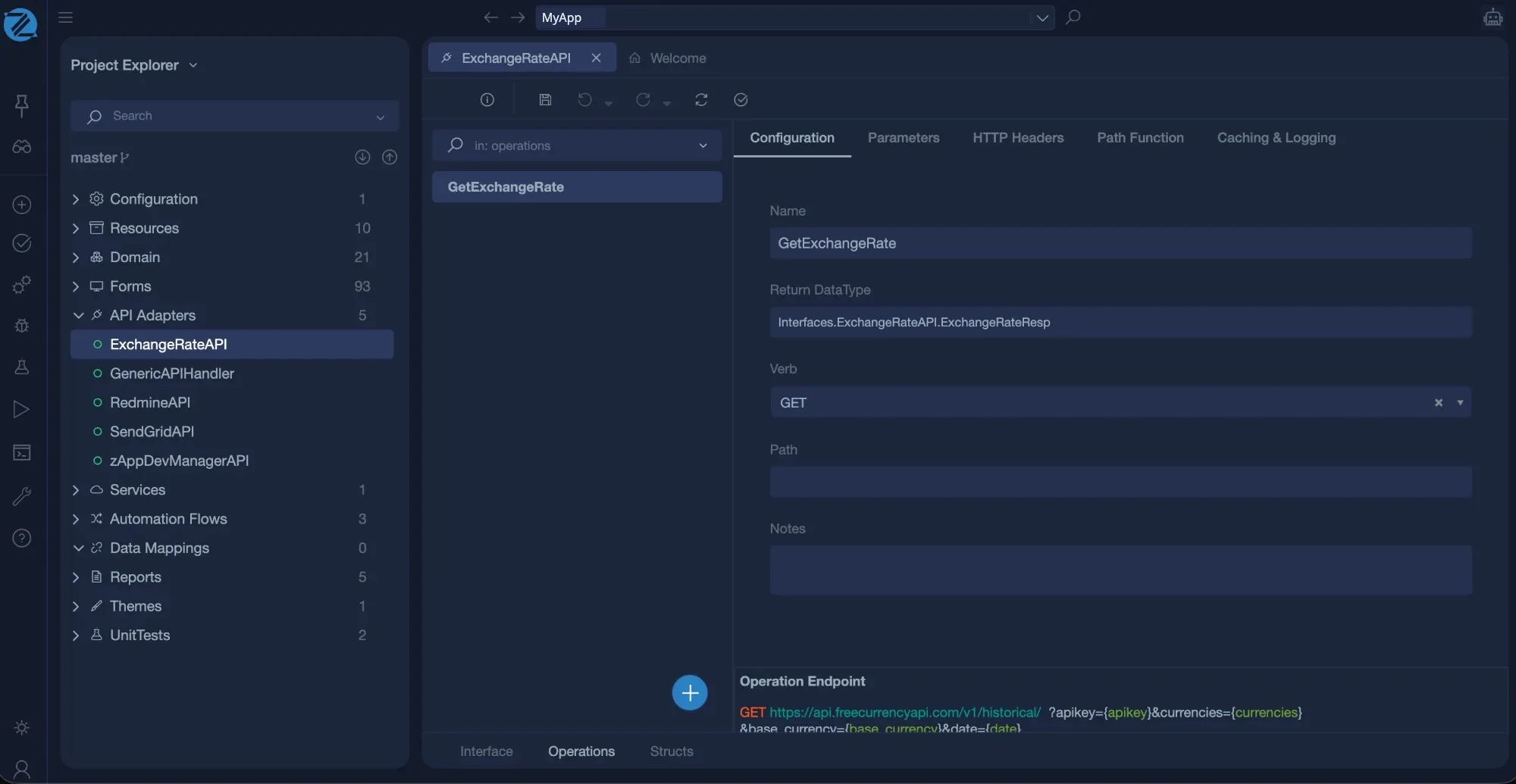 Studio API adapters